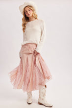 Load image into Gallery viewer, Flowy Lace Maxi Skirt
