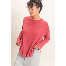 Load image into Gallery viewer, Mineral Washed Waffle Knit Top