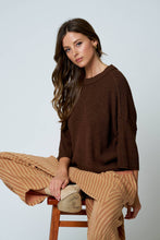 Load image into Gallery viewer, Drop Shoulder Short Sleeved Sweater