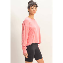 Load image into Gallery viewer, Open Back Long-Sleeve Top