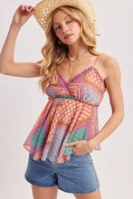 Load image into Gallery viewer, BoHo Patchwork Tank Top