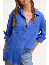 Load image into Gallery viewer, Gauze Button Down Shirts