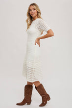 Load image into Gallery viewer, Crochet Midi Dress