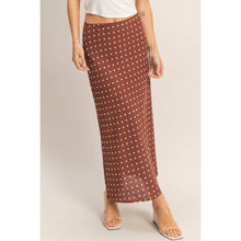 Load image into Gallery viewer, Polka Dot A-Line Skirt