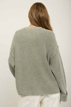 Load image into Gallery viewer, Olive Ribbed Knit Sweater