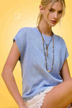 Load image into Gallery viewer, Loose Fit Sleeveless Knit Mock Top