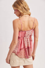 Load image into Gallery viewer, BoHo Patchwork Print Tank Top