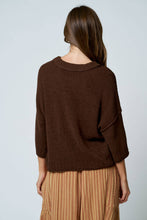 Load image into Gallery viewer, Drop Shoulder Short Sleeved Sweater