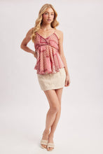 Load image into Gallery viewer, BoHo Patchwork Print Tank Top
