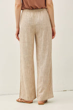 Load image into Gallery viewer, Stripped Linen Wide Leg Pants