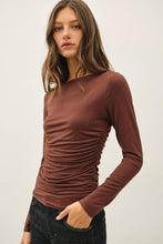 Load image into Gallery viewer, Ruched Boatneck Top