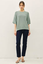Load image into Gallery viewer, Oversized Short Sleeve Sweater