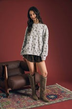Load image into Gallery viewer, Floral Waffle Knit Top