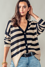 Load image into Gallery viewer, Cozy Striped Cardigan