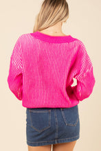 Load image into Gallery viewer, Oversized Two Tone Sweater