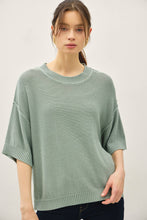Load image into Gallery viewer, Oversized Short Sleeve Sweater