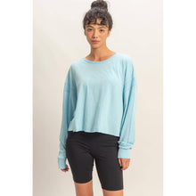 Load image into Gallery viewer, Open Back Long-Sleeve Top