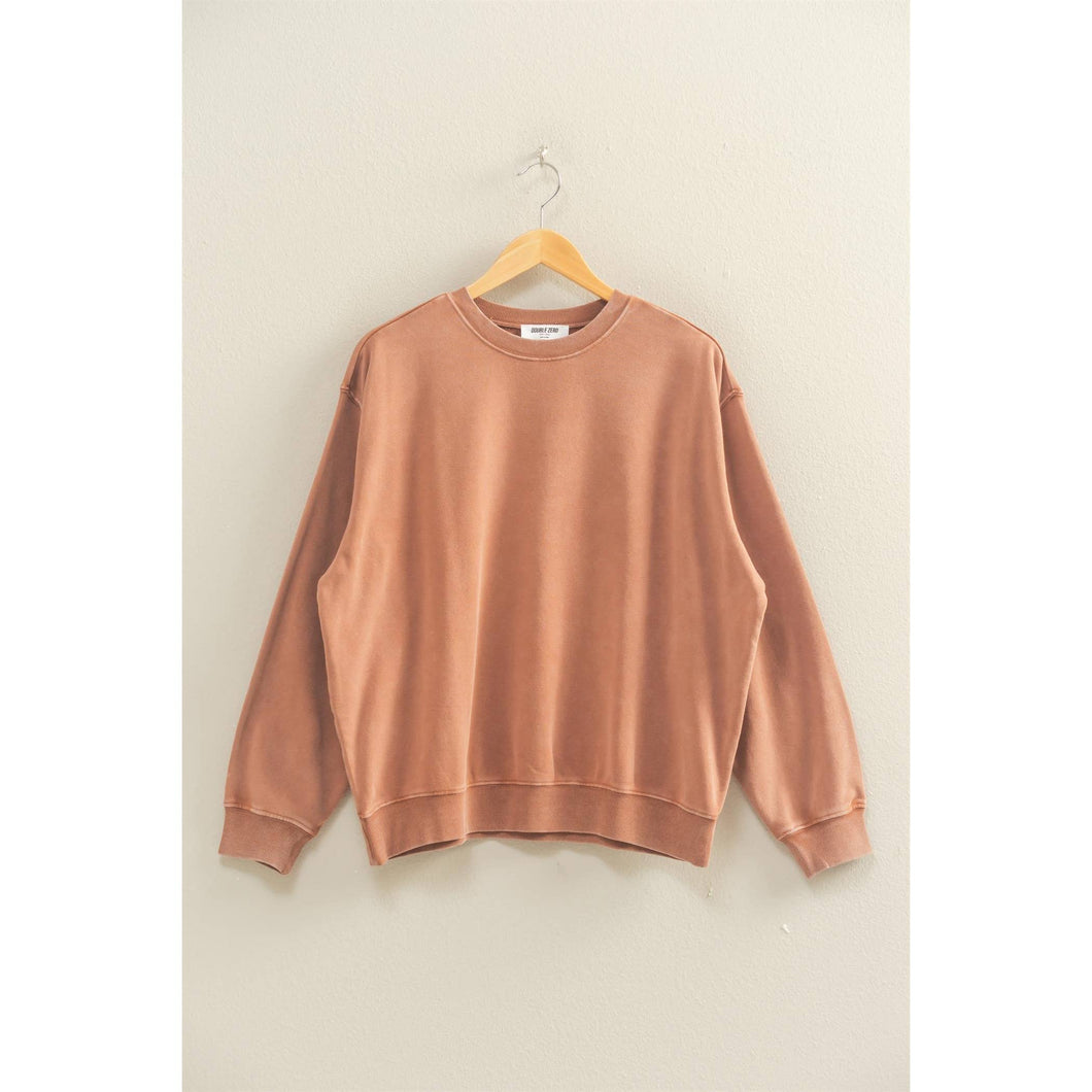 Oversized Mineral Washed Sweatshirt
