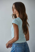 Load image into Gallery viewer, Seamless Eyelet  Short Sleeve Top