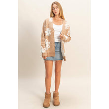 Load image into Gallery viewer, Floral Soft Sweater Cardigan