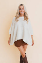 Load image into Gallery viewer, Rib-Knit Arm Poncho