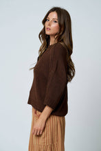 Load image into Gallery viewer, Drop Shoulder Short Sleeved Sweater