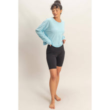 Load image into Gallery viewer, Open Back Long-Sleeve Top