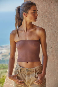 Seamless Ribbed Tube Top
