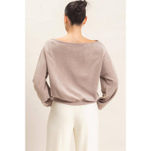 Load image into Gallery viewer, Studded Crew Neck Sweatshirt