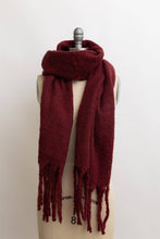 Load image into Gallery viewer, Cozy Knit Scarf with Tassels