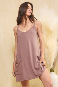 Mini Dress With Built In Romper Lining