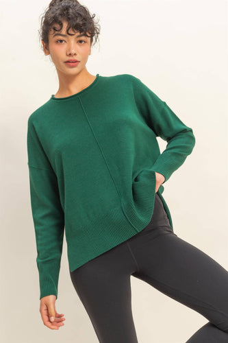 Drop Shoulder Sweater