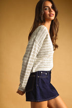 Load image into Gallery viewer, Striped Knit Cardigan