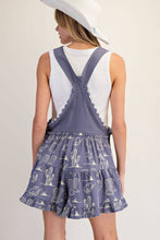 Load image into Gallery viewer, Wester Lace Trim Romper