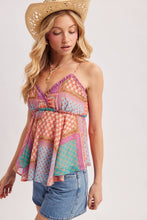 Load image into Gallery viewer, BoHo Patchwork Tank Top
