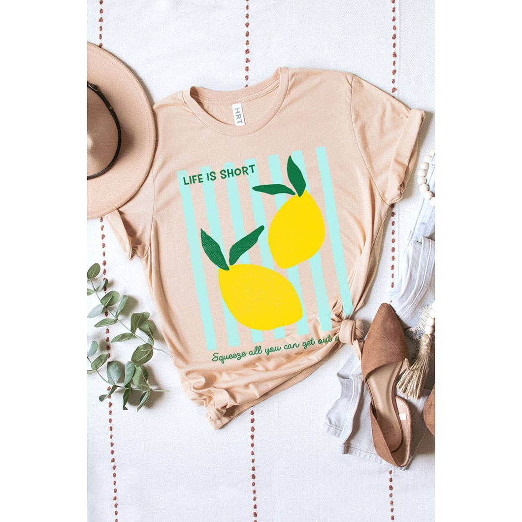 Uplifting tee, fruits