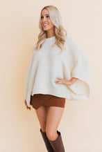 Load image into Gallery viewer, Rib-Knit Arm Poncho