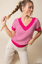 Load image into Gallery viewer, Gingham Sweater